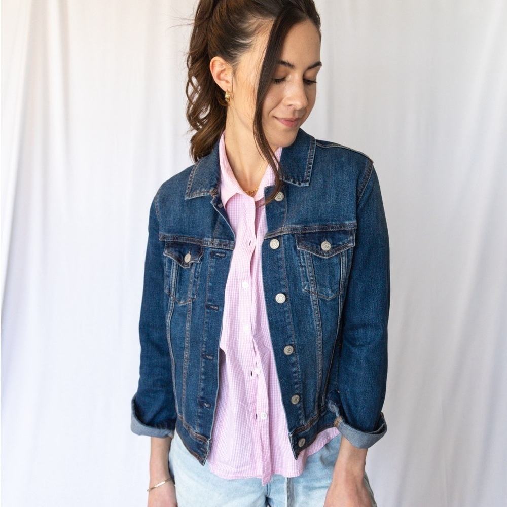 Cherokee gingham button down - Picture 6 of 6